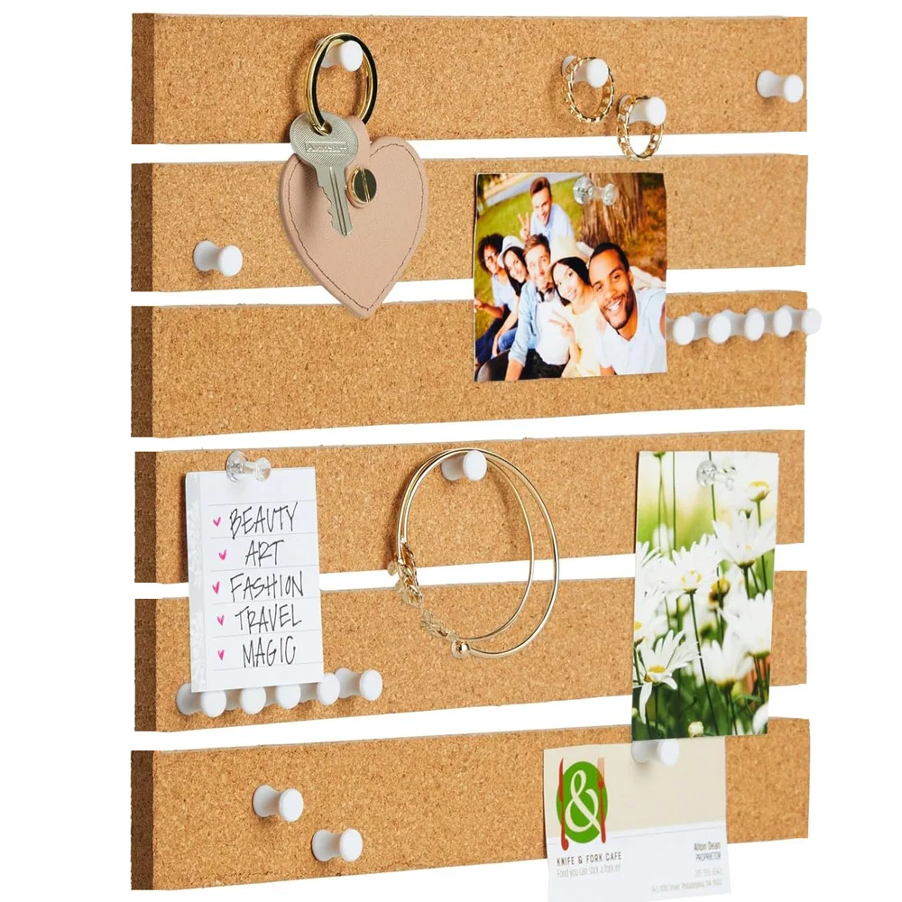 Bulletin Board Cork - 1 Stück 30 cm Korktafelstreifen, selbstklebende