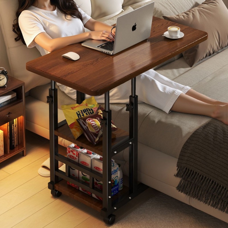 Office Furniture Suppliers - Beweglicher, höhenverstellbarer Nachttisch, kleiner Beistelltisch, Lesetisch,