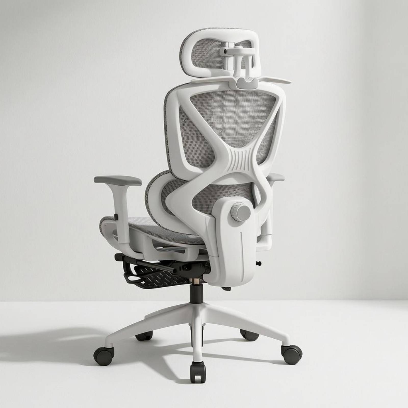 Office Furniture And Desks - Ergonomischer Netzrücken-Stuhl mit verstellbarer Rückenlehne, hoher