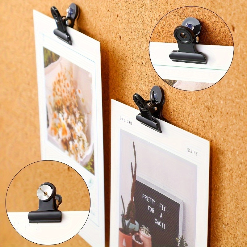 Bulletin Board Cork - Push-Pins, Clips, Kork-Pinnwand-Clips, Reißzwecken, Papierklemmen, kleine