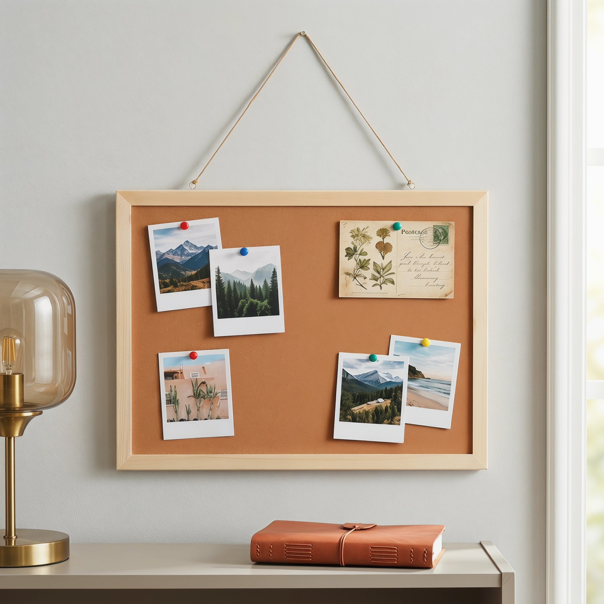 1 Set Kleine Holz-Korktafel, P – Bulletin Board Cork Bewertung und Preis
