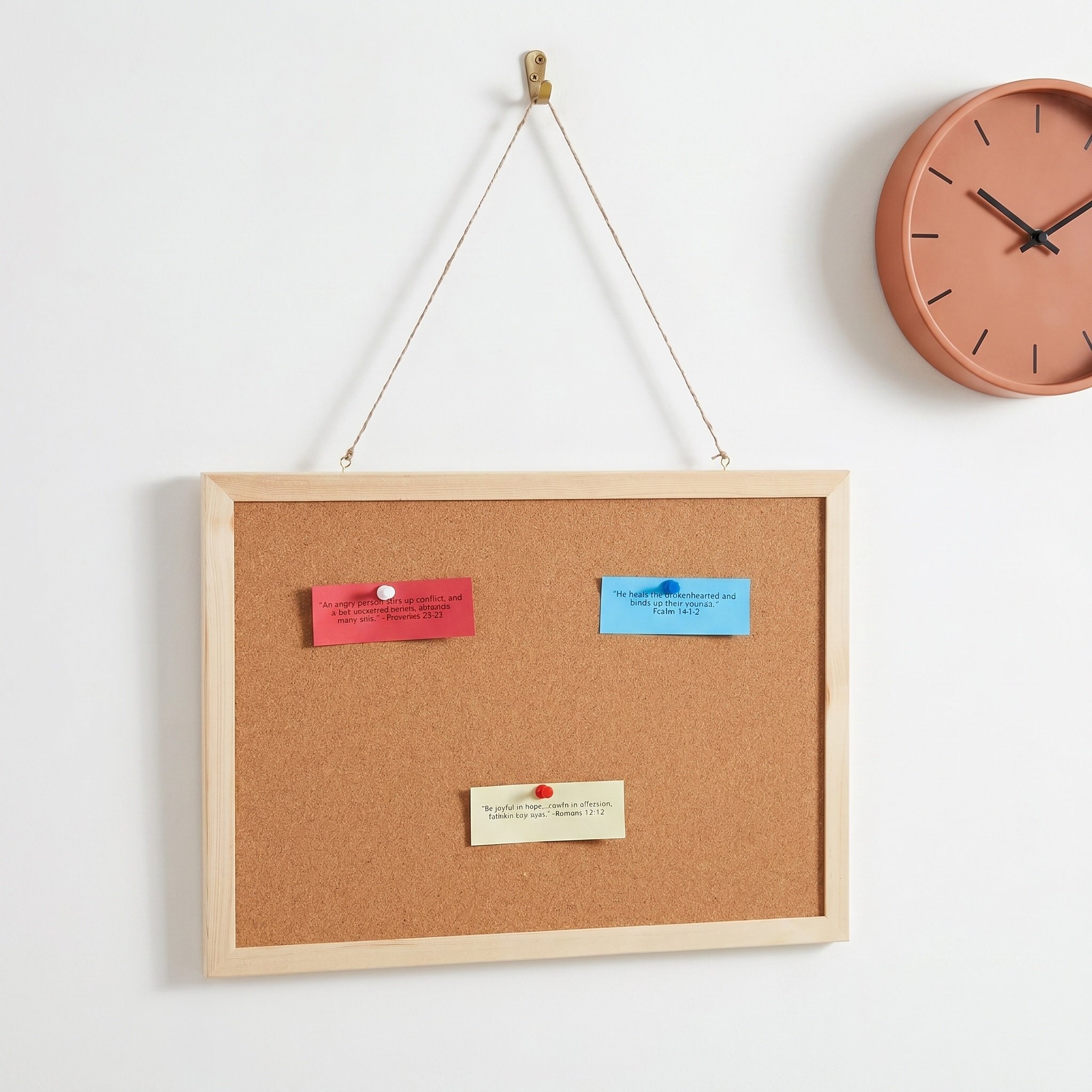 1 Set Kleine Holz-Korktafel, P – Bulletin Board Cork Bewertung und Preis