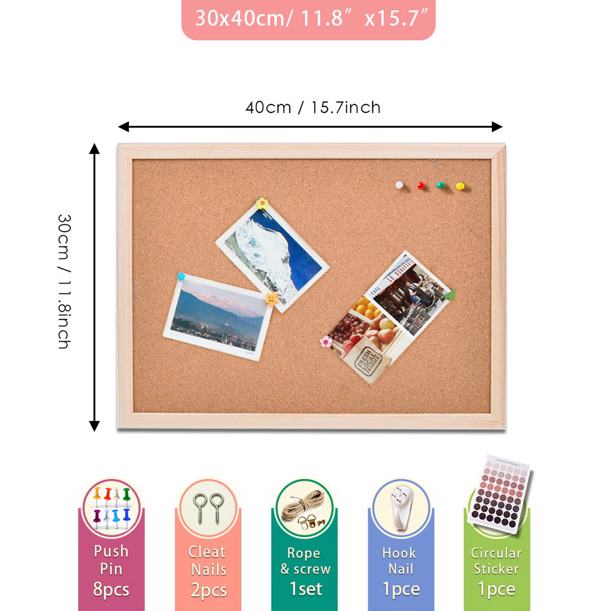 Vintage-Nachrichtentafel mit R – Bulletin Board Cork Bewertung und Preis