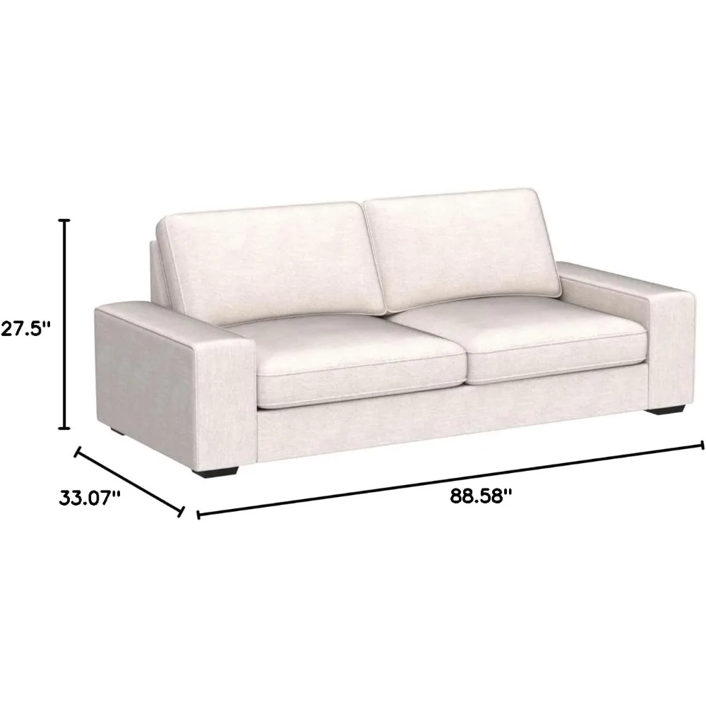 Modernes 88-Zoll-Sofa, Chenill – Office Furniture Removal Bewertung und Preis
