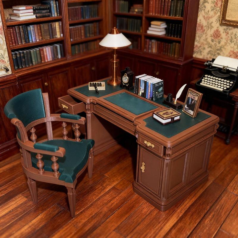 1:12 Maßstab Puppenhaus Mini V – Office Furniture And Desks Bewertung und Preis