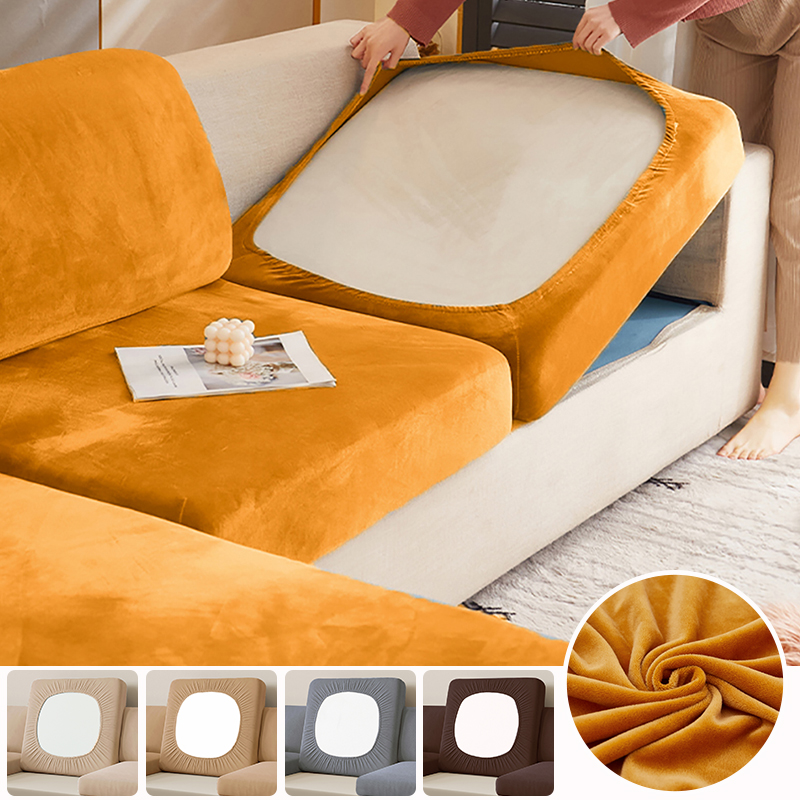 Elastischer Samt-Sitzkissenbez – Office Furniture Removal Bewertung und Preis
