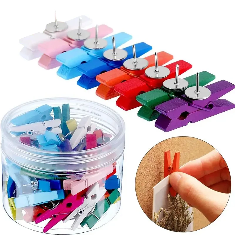 20 Teile/schachtel Clips Push  – Bulletin Board Cork Bewertung und Preis